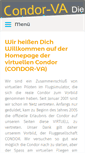 Mobile Screenshot of condor-va.de